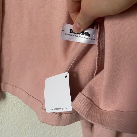 BlackMilk Peachy Pink Crop Jacket - Picture 4 of 4